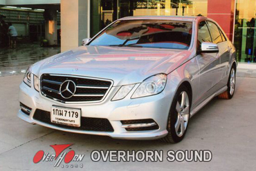 BENZ E CLASS เครื่องเสียงรถยนต์ โอเวอร์ฮอร์น ซาวด์